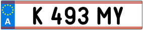 Truck License Plate